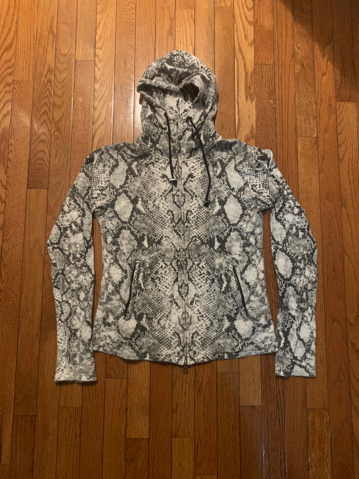 Civarize Snake Pattern Hoodie