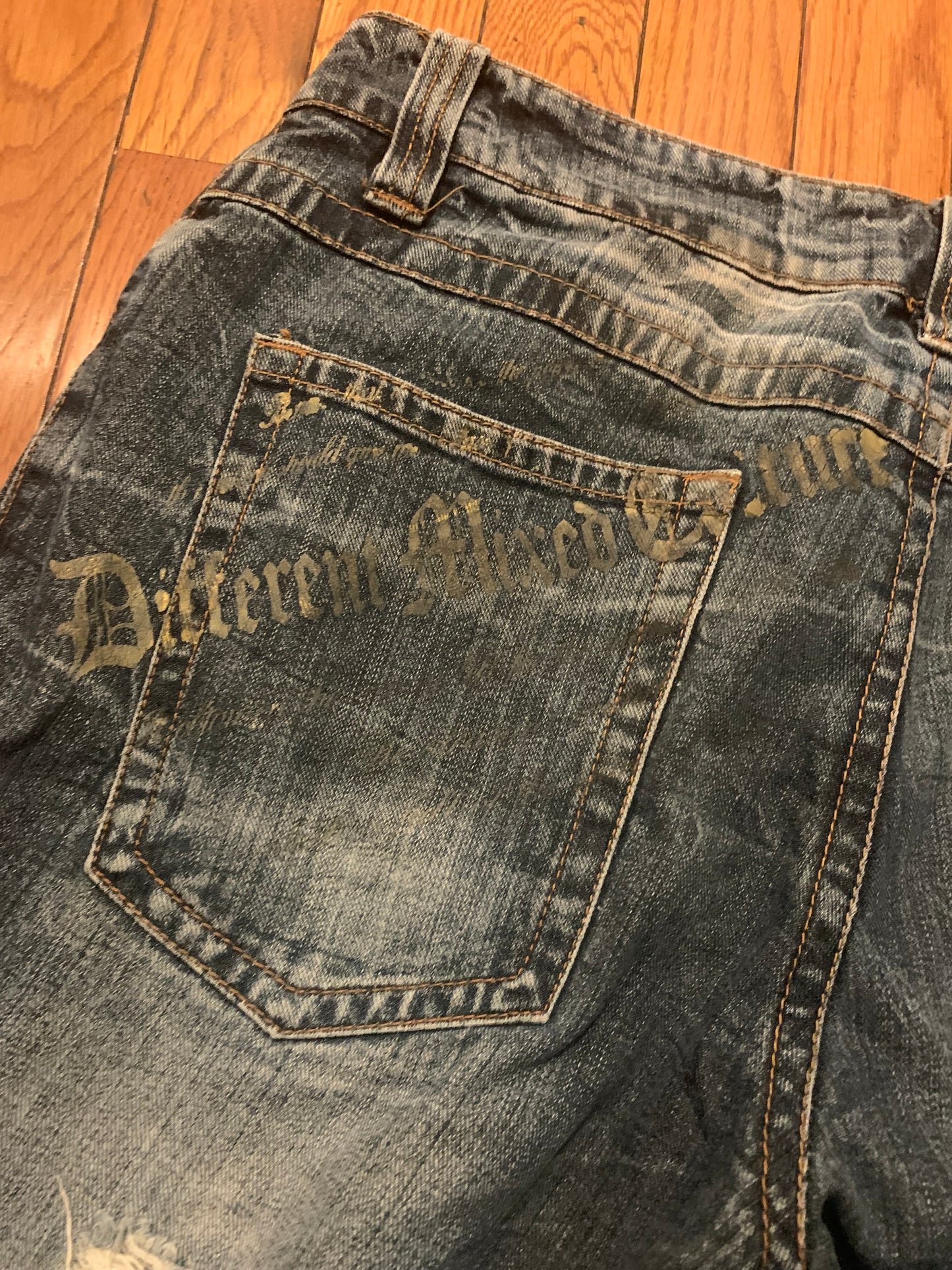 Custom Red Cross Boot Cut Jeans