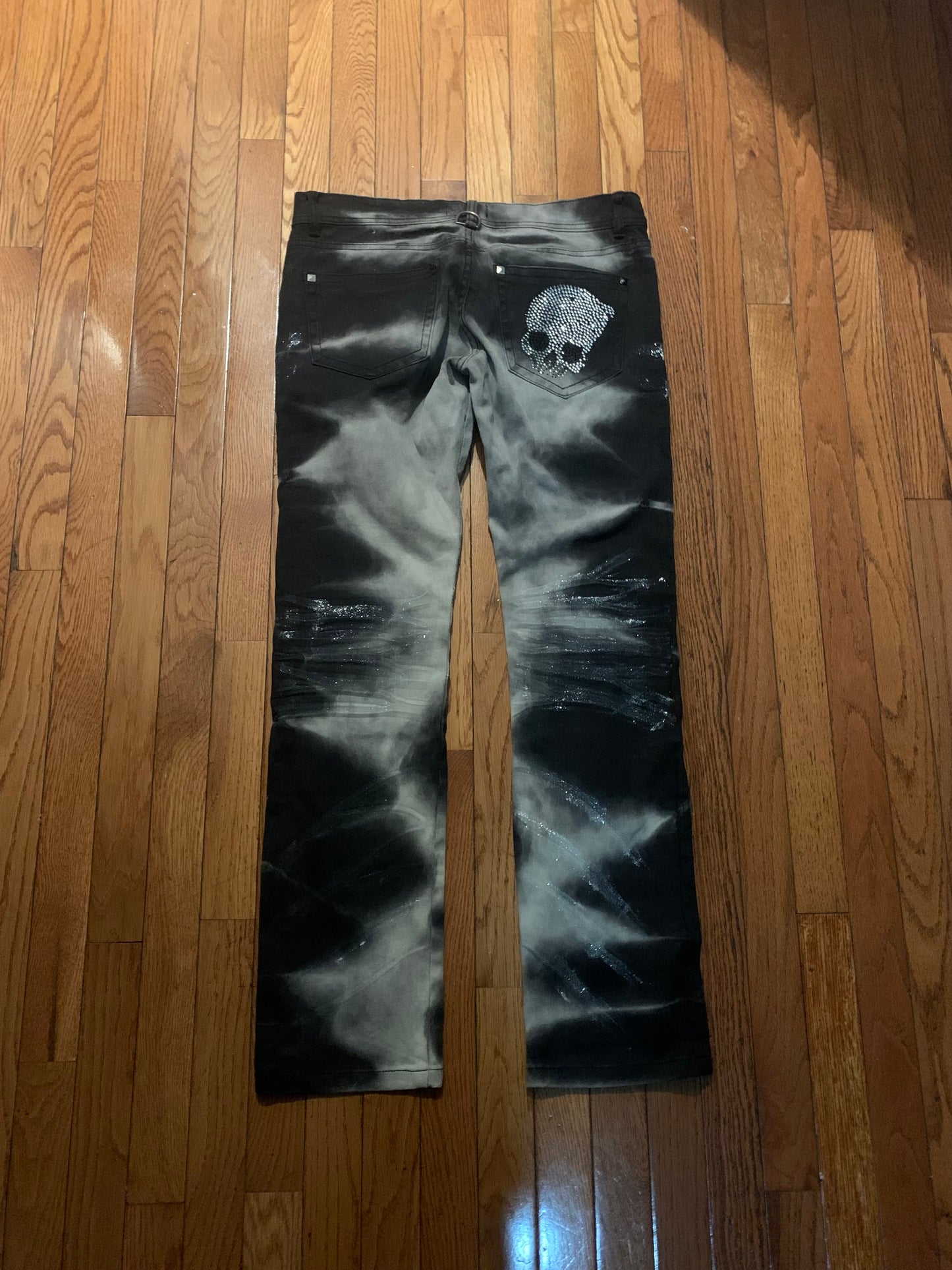 The Black Gene Dark Straight Jeans