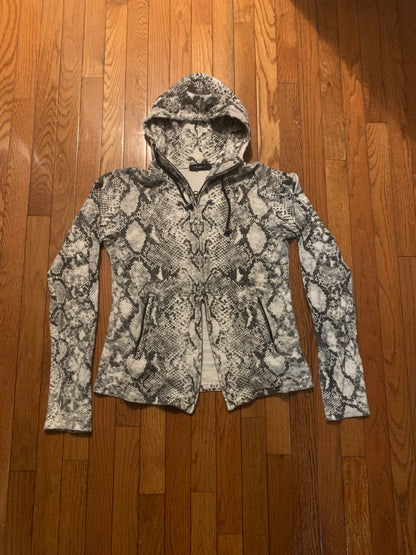 Civarize Snake Pattern Hoodie