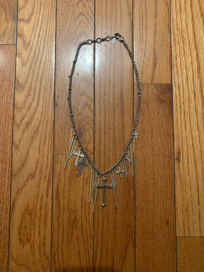 Cross & Tassel Necklace