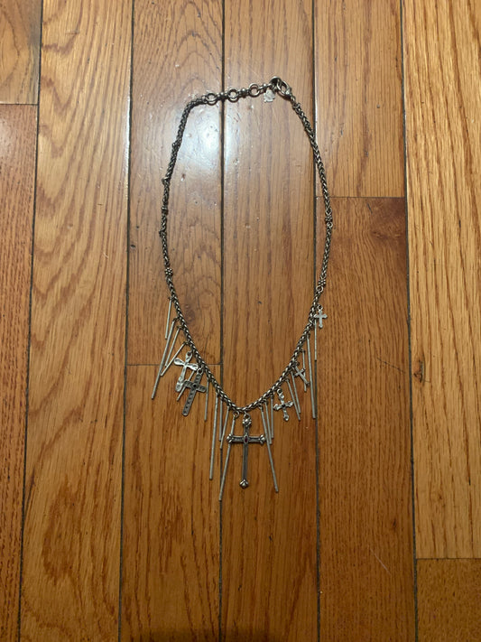 Cross & Tassel Necklace