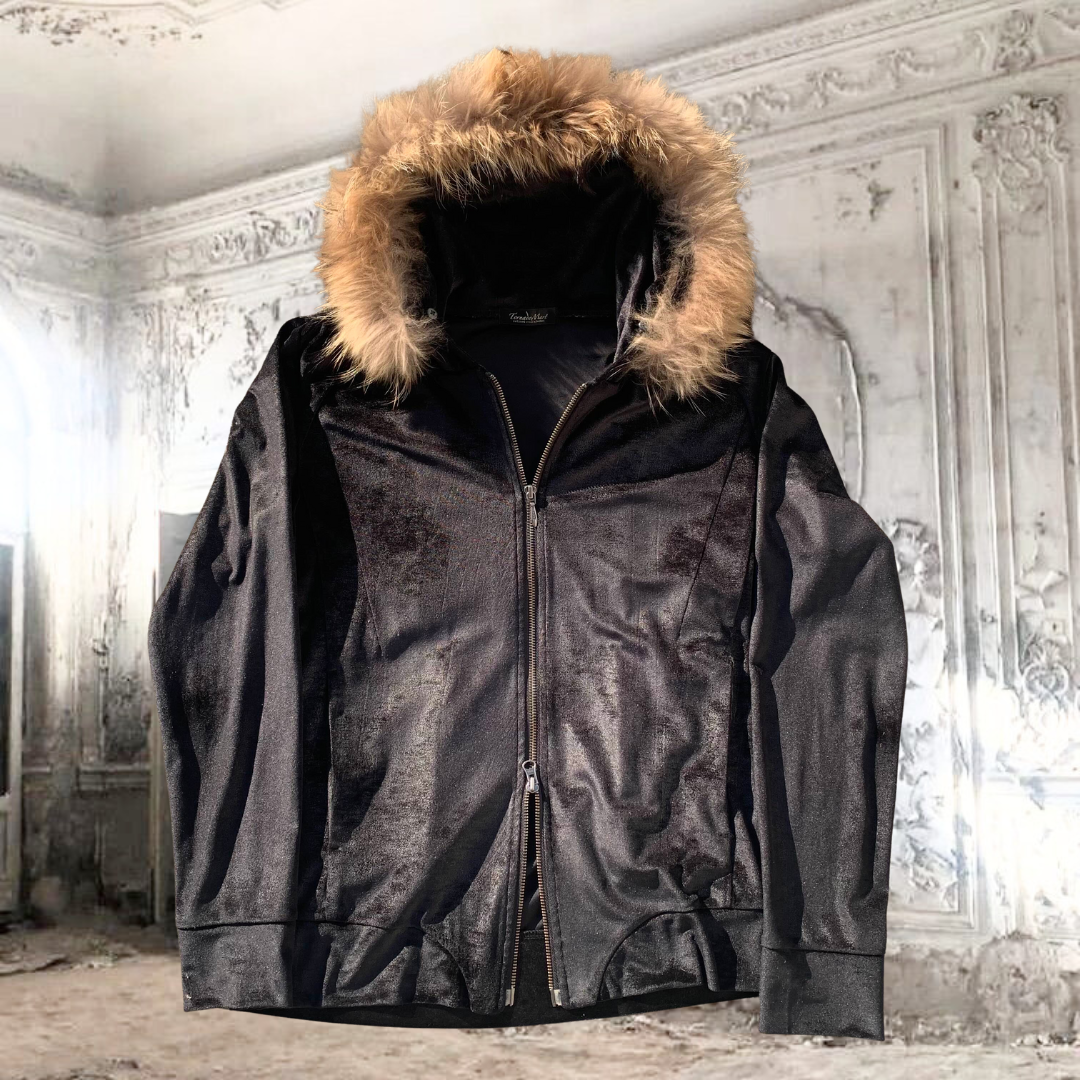 Tornado Mart Velour Fur Hoodie
